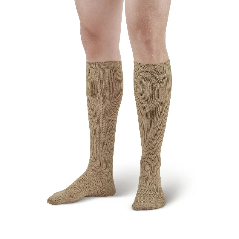 Weekend Offers That Please AW Style 166 Men's Travel Knee High Socks - 15-20 mmHg (Sale) Small Khaki Weekend Offers That Please AW Style 166 Men's Travel Knee High Socks - 15-20 mmHg (Sale) Small Khaki
