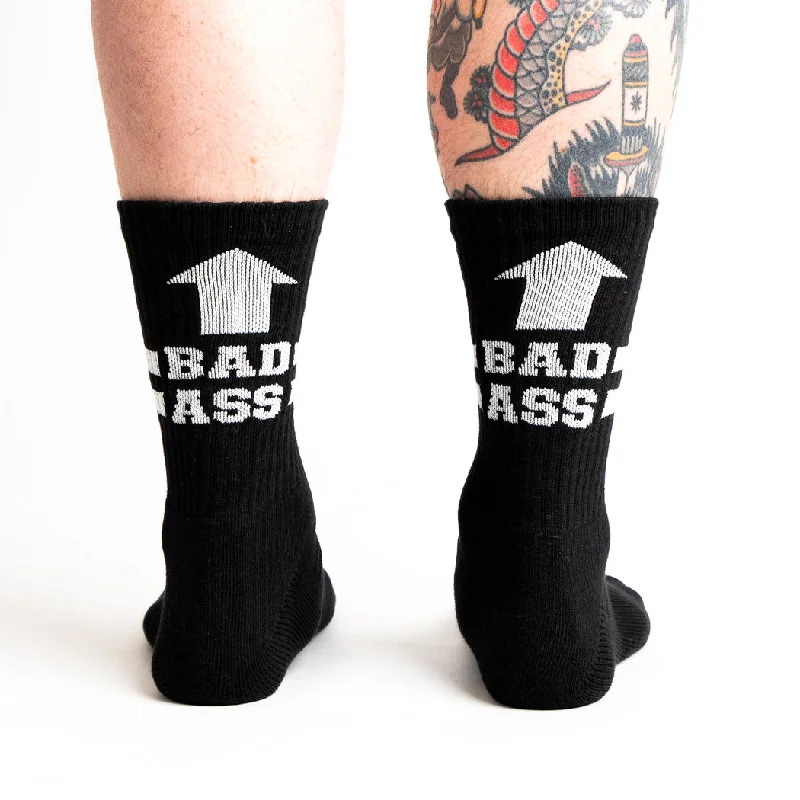 Bonus Offer Bad Ass | Athletic Ribbed Unisex Crew