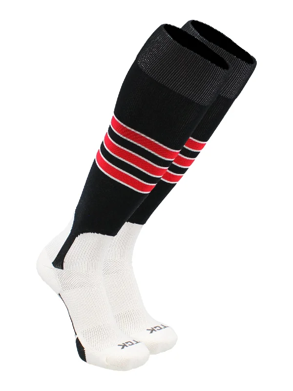 Weekend Deals You Can't Resist TCK Baseball Stirrup Socks with Stripes Pattern D