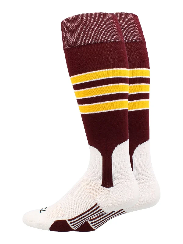 Maroon/White/Gold