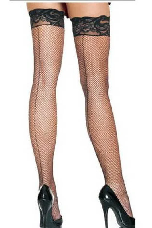 Weekend Sale: Don't Miss Out Basic Net Lace Top Stockings