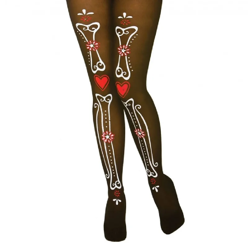 Weekend Deals That Spark Black Day of the Dead Tights Skeleton Halloween Fancy Dress Weekend Deals That Spark Black Day of the Dead Tights Skeleton Halloween Fancy Dress