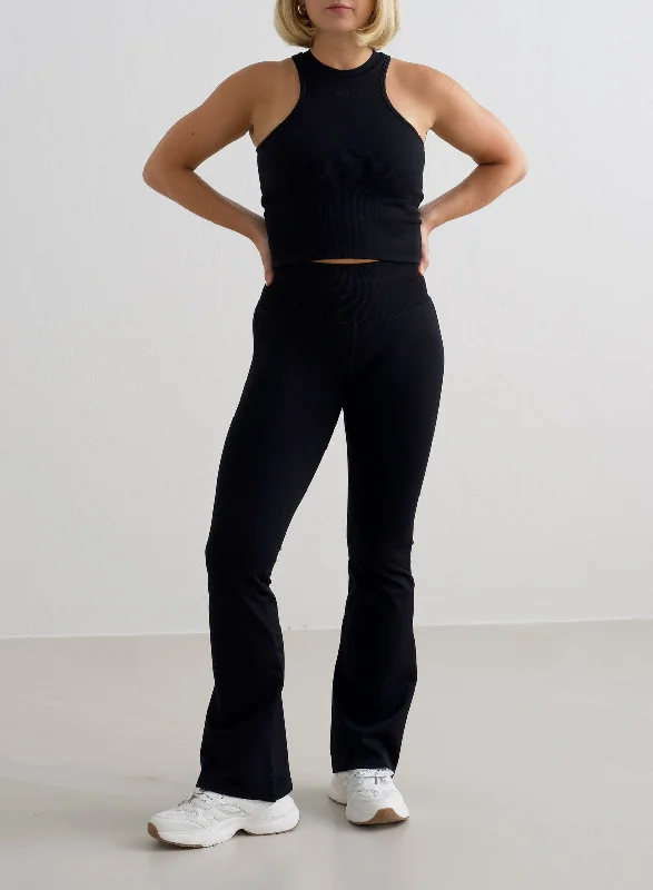 Daily Special Black Shape Seamless Flare Petite Tights
