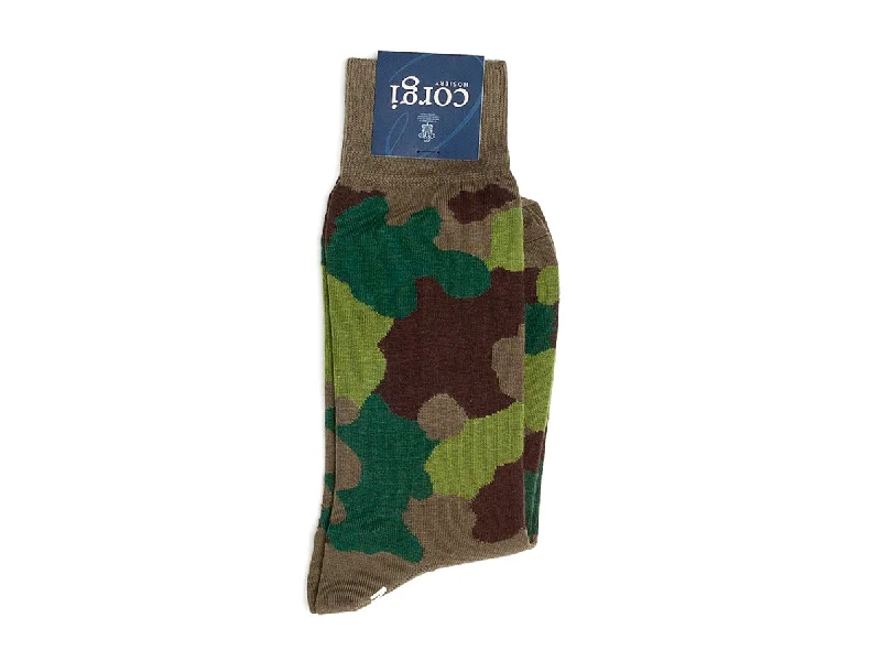 Amazing Value Camouflage Socks Classic Green