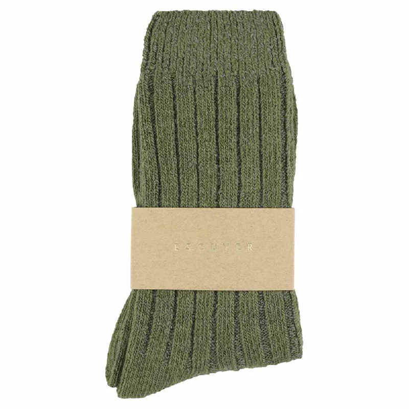 Weekend Offers That Sizzle Cashmere Crew Socks Women - Khaki
