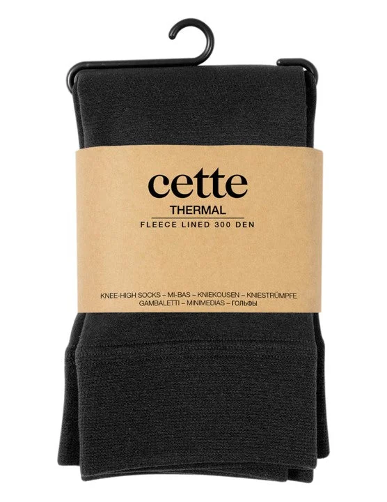 Sale Event Cette Thermal Knee Highs 300 Denier (Twin Pack)