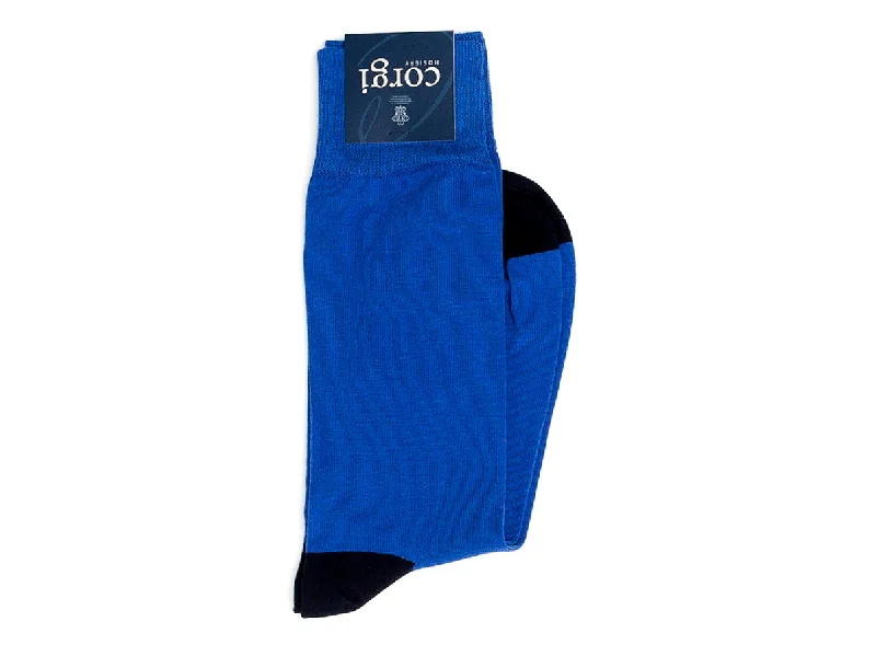 Online Exclusive Charles Plain Socks Blue