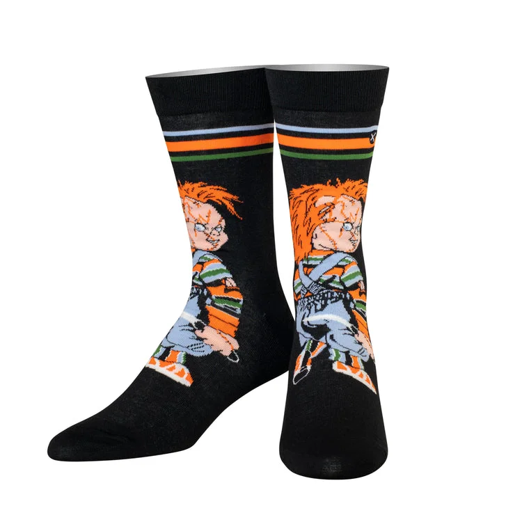 Weekend-Only Price Drops "Chucky's Back" Cotton Socks by ODD Sox