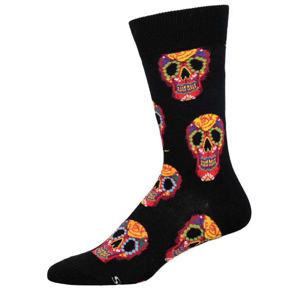 Time-Sensitive Dia De Los Muertos Skull | Men's Crew