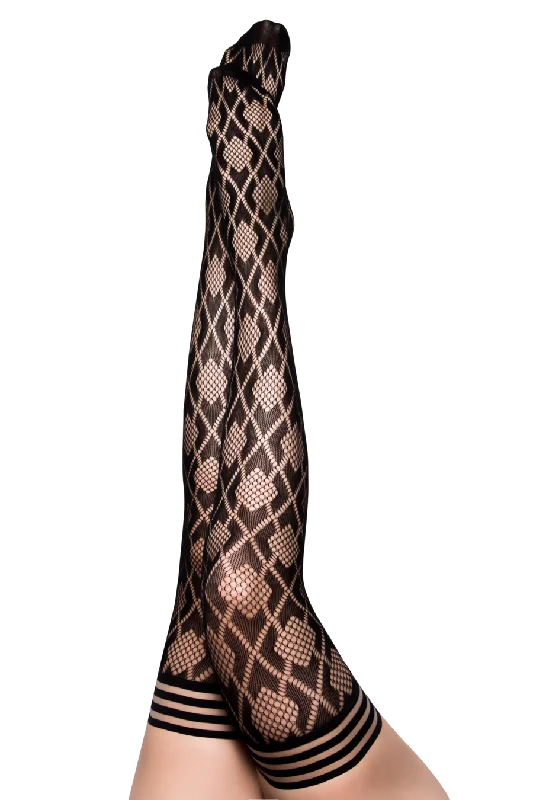 Weekend Bargains to Enjoy Diamond fishnet thigh-high tights