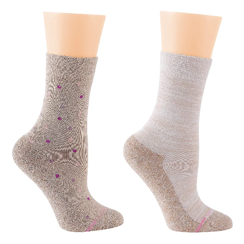Weekend Bargains to Enjoy Dot | Diabetic Half-Cushion Socks For Women
