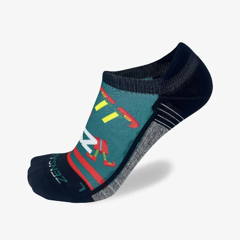 Elf Feet Running Socks (No Show)