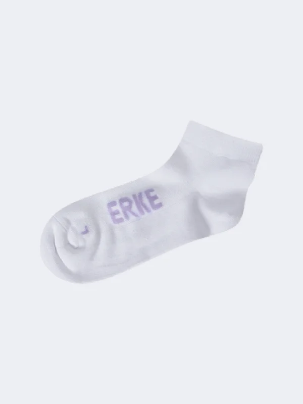 Weekend Deals That Excite Erke Flat Women Training Sock White/Purple