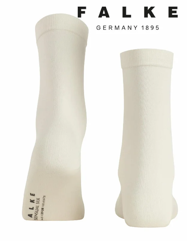 Exclusive Deal Falke Sensual Silk Socks 46288 Off White