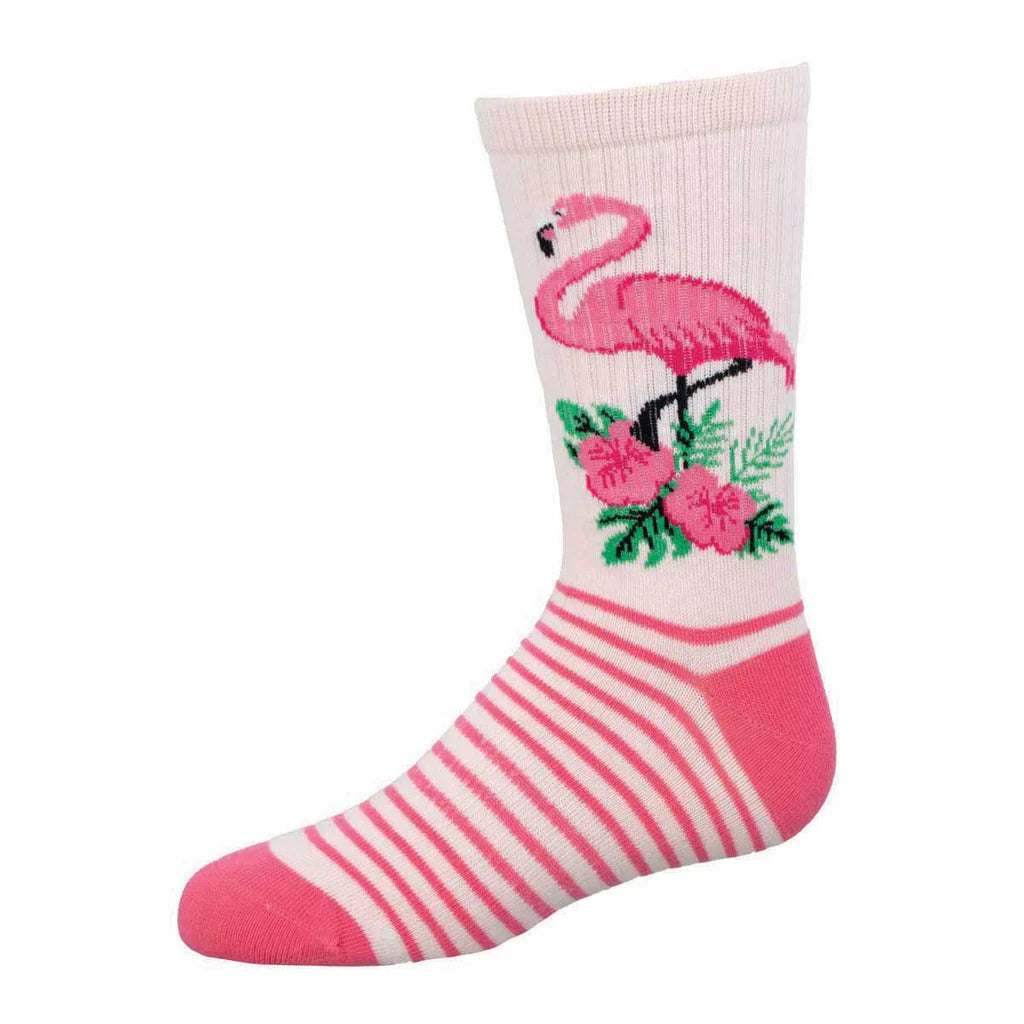 Crazy Savings Flamingo Floral | Junior Active Crew