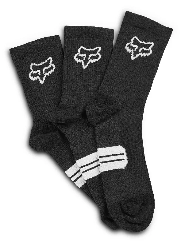 While Supplies Last Fox Ranger 6 Prepack Black Mens Socks