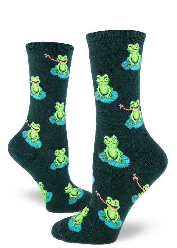 Take Advantage Funny Frog | Women's Crew