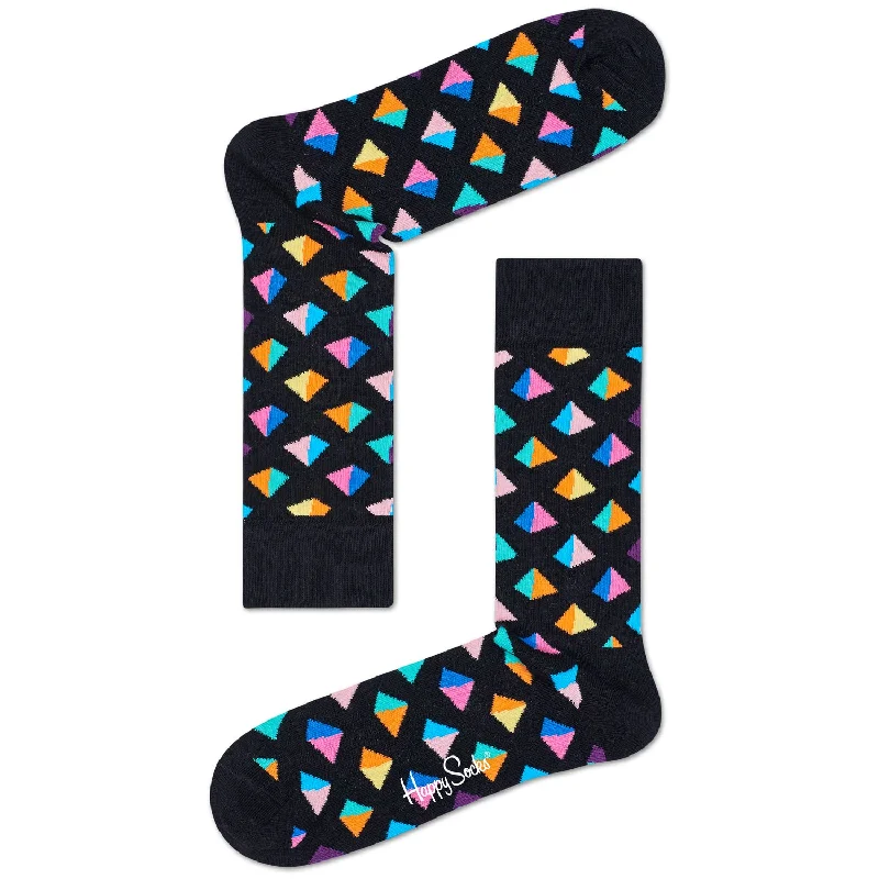 Weekend Specials to Love Happy Socks Men's Crew Socks - Pyramids