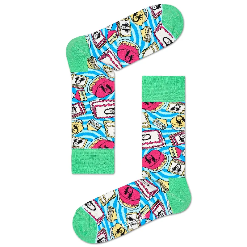 Weekend Bargains to Snag Happy Socks Men's Crew Socks - Steve Aoki Cake