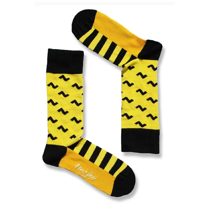 Weekend Offers That Sizzle Huxley Sock Co. Men's Crew Socks - Brand Under Construction (Bamboo Socks)