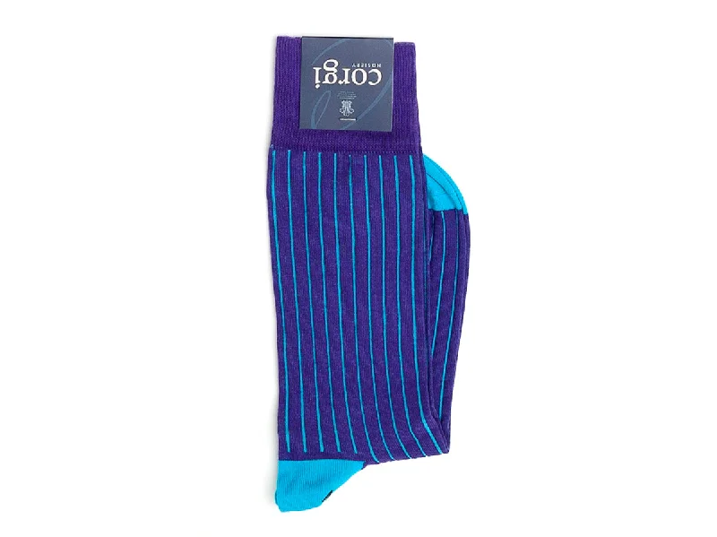 Bonus Offer James Ribbed Socks Purple
