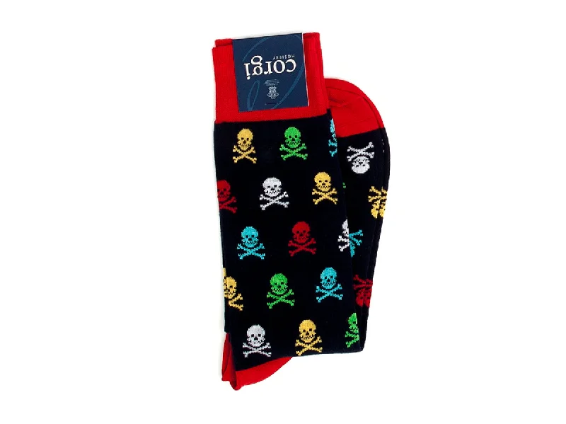 Online Exclusive Jolly Rodger Socks Red
