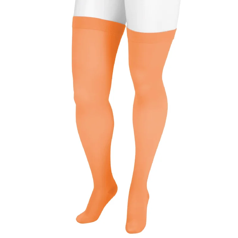 Huge Savings Juzo Soft 2002 Trend Colors Closed Toe Thigh Highs w/Silicone Band - 30-40 mmHg