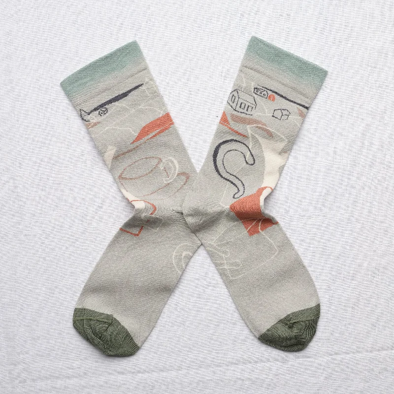 La Rosée Landslide Socks Celadon