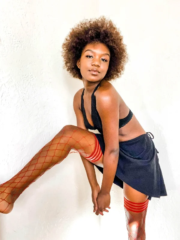Shop and Save Large net fishnet thigh high