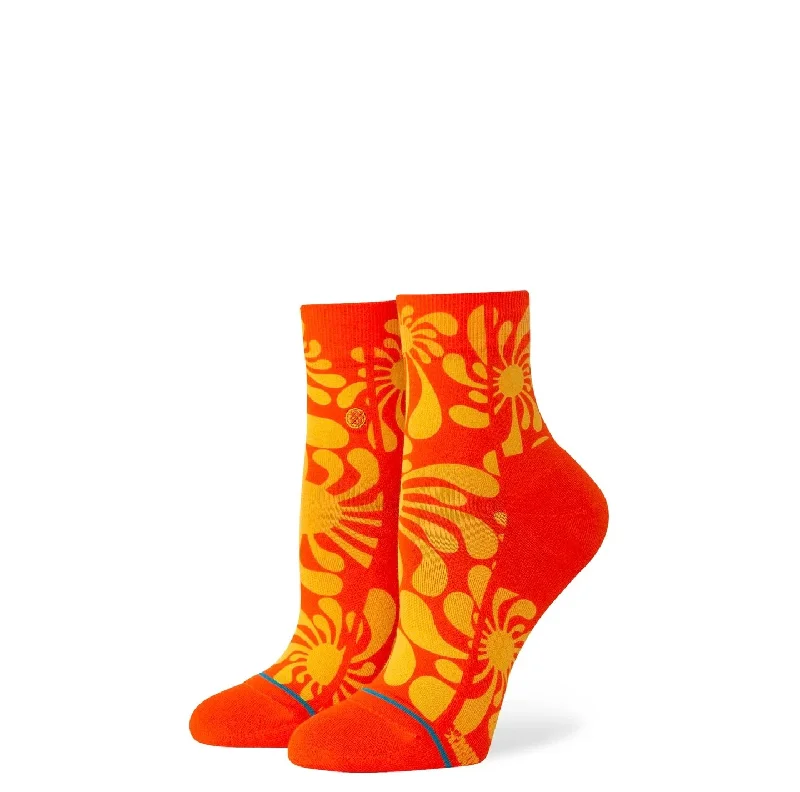 Deal Alert Lauryn Alvarez x Stance Quarter Sock - Orange