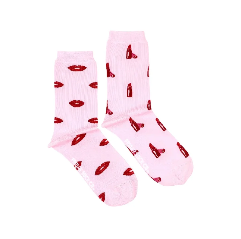 While Supplies Last Lips & Lipstick Mismatched Socks