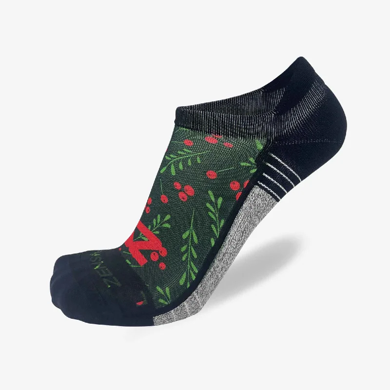 Mistletoe Running Socks (No-Show)