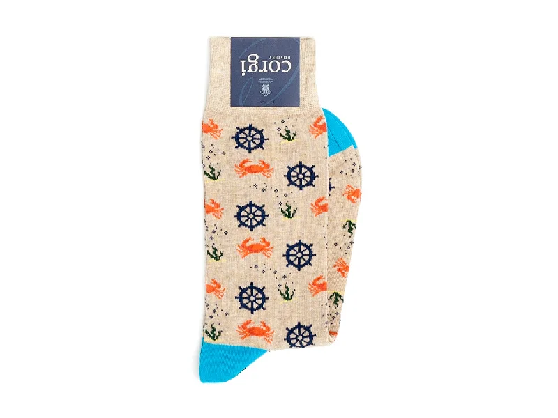 Fantastic Savings Nautical Logo Socks