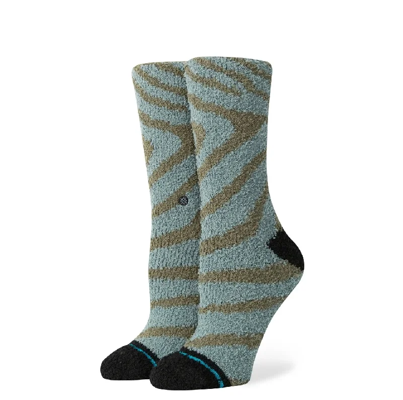 Weekend Discounts You Deserve Night Owl Crew Sock - Teal
