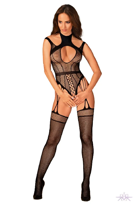 Top Pick Obsessive Cut-Out Design Fishnet Bodystocking