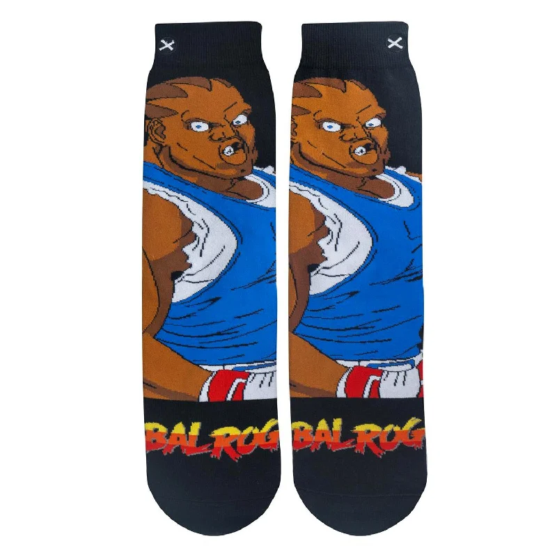 Odd Sox Men's Crew Socks - Balrog (Street Fighter II)