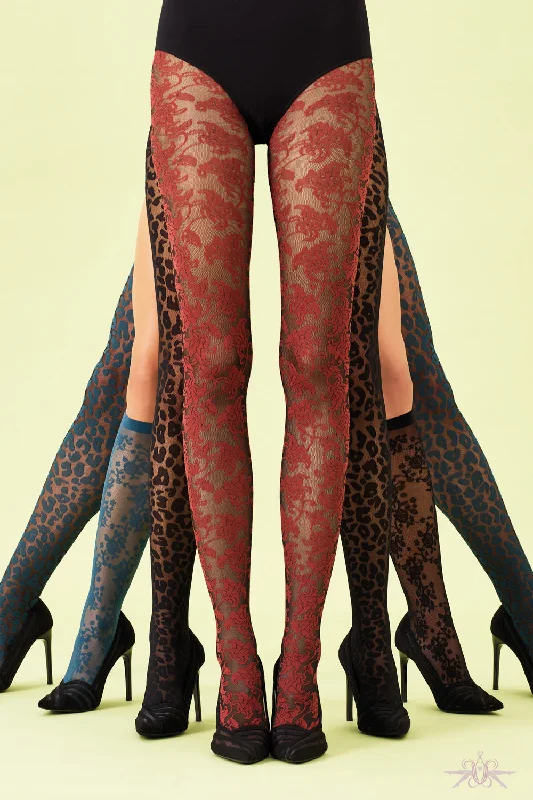 Weekend Shopping Made Better Oroblu Bicolour Lace Tights