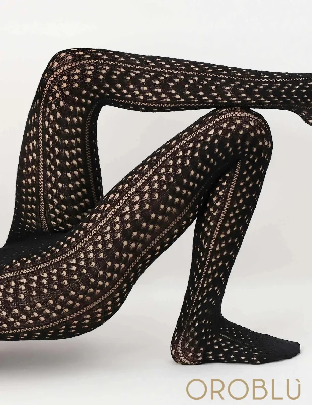 Weekend Discounts to Snag Oroblu Clearance Knitted Tights Black