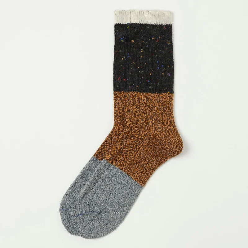 Mega Discount Patapaca Cosmic Tri Sock - Night/Gold
