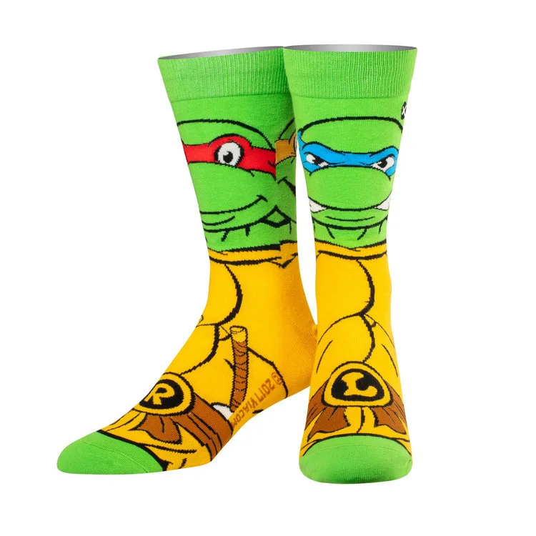 Today Only "Retro 4 Turtles" Cotton Crew Socks by ODD Sox