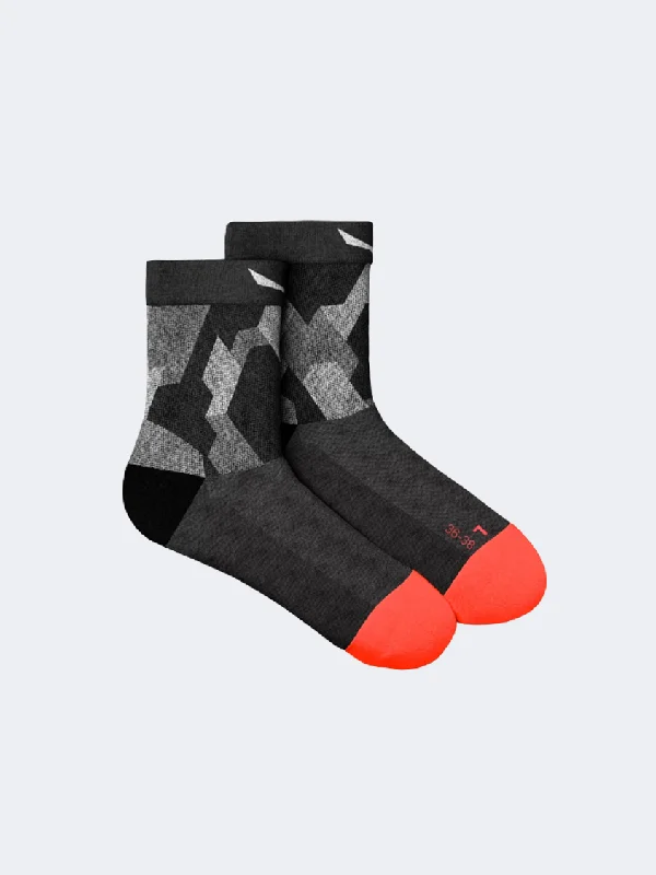 Salewa Pedroc Camo Merino Quarter Women Sock Black