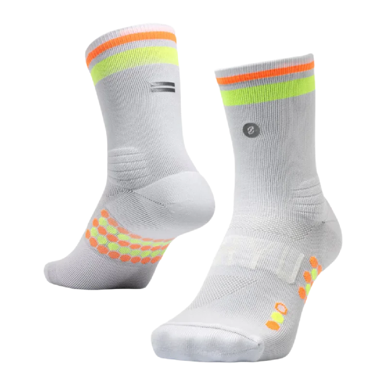 SHYU - Racing Socks - White/Lime/Mango