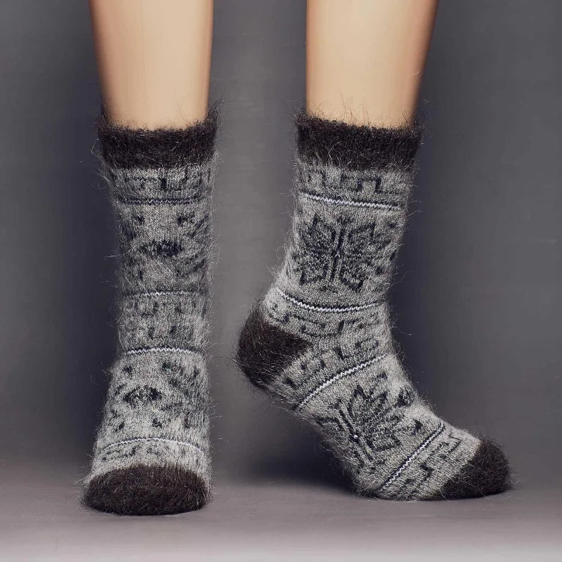 Midnight Madness Northern Frost | Heavy Goat Wool | All-Gender Crew