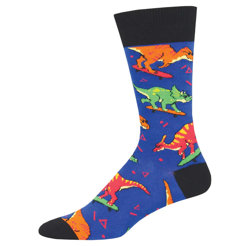 Celebrate the Weekend with Discounts Skate Or Dinosaur | Men's Crew