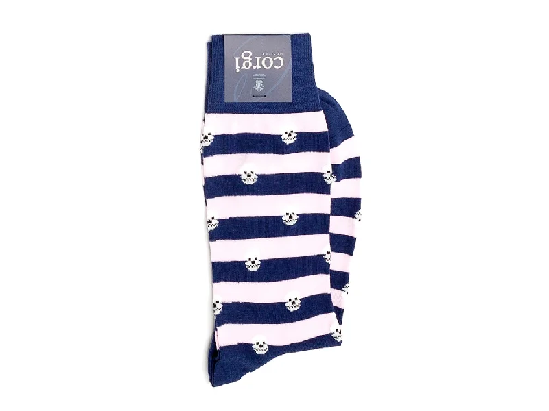 Value Pack Skull Stripe Socks Pink