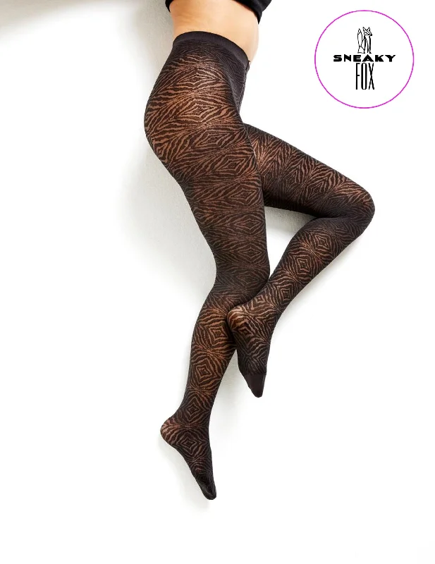 Weekend Bargains to Enjoy Sneaky Fox Clearance Goldie Tights Chocolate