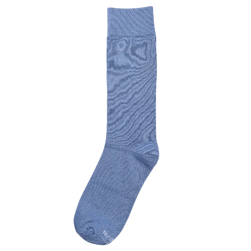 Weekend Deals That Wow Solid Dusty Blue Socks