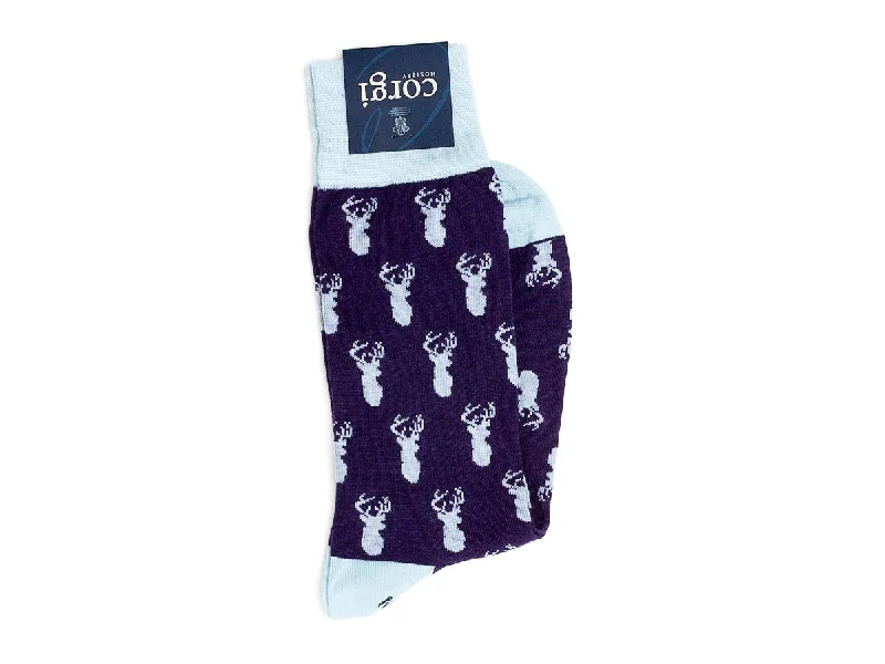 Don't Miss Out Stag Head Socks