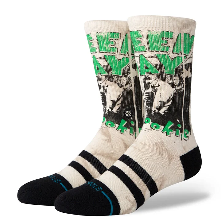 Savings Galore Stance x Green Day "1994 Crew" Combed Cotton Blend Crew Socks