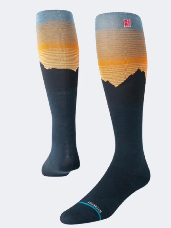 Sale Alert Stance Rising Jimmy Chin Snow Unisex Skiing Sock Navy/Orange/Black